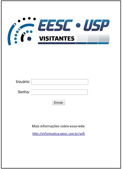 Login EESC Visitantes